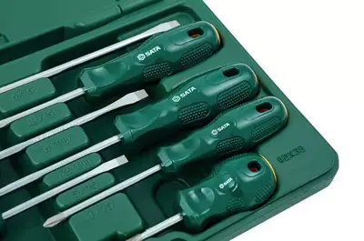 Cross Plastic Handle Screwdriver Set – Mühərrik tənzimləmə alətləri