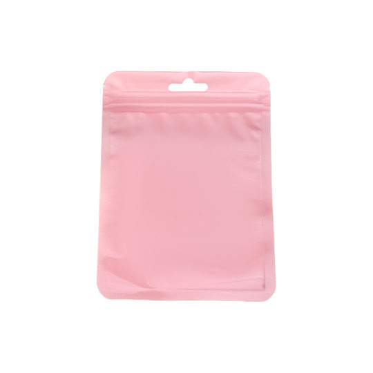 Macaron color self-sealing bag translucent sealed bag small jewelry packaging bag color yin and yang bone bag wholesale