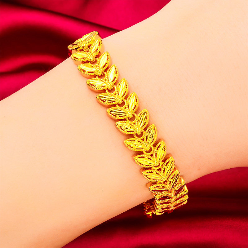 Unisex Sieraden Mode S Gesp Armband Armband Blad Tarwe Oor Armband_voghion.com