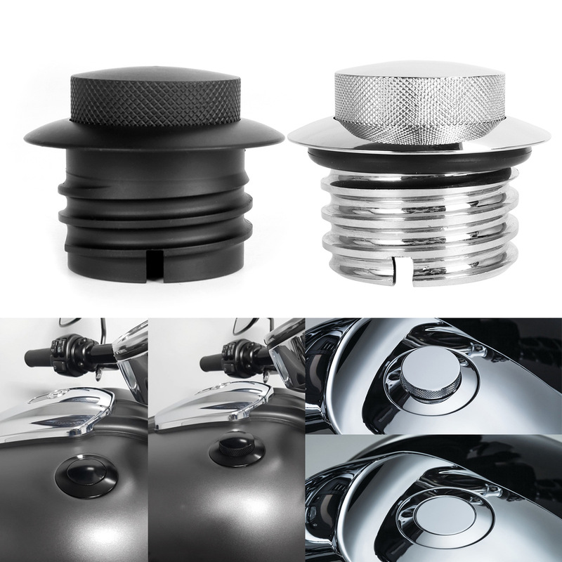 Motorcycle modification parts Harley modification press type fuel tank cap CNC fuel tank pop-up gas top cover