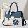Blue, with embroidery