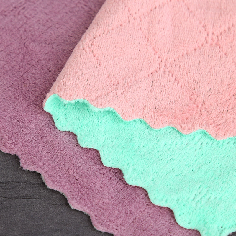 Двухцветные впитывающие чистящие ткани, microfiber кухонные салфетки, 25×25 / 27×16 см, набор вариантов