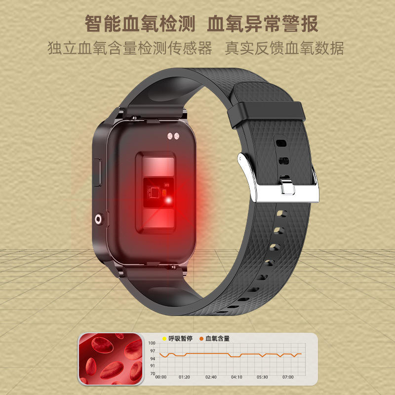 EP03 nuevo reloj inteligente frecuencia cardíaca temperatura presión arterial ECG información de electrocardiograma empuje tiempo pedómetro movimiento