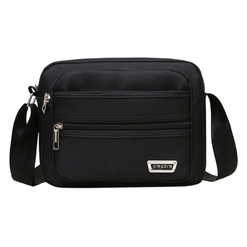 Business Bag men's and women's nylon wallet canvas charging bag cashier shoulder messenger bag Oxford cloth bag Korean style shoulder bag