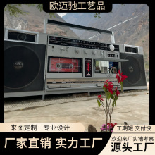 四轮云仓咖啡奶茶冰淇淋商业摆摊创业美陈收音机餐车多功能熟食车