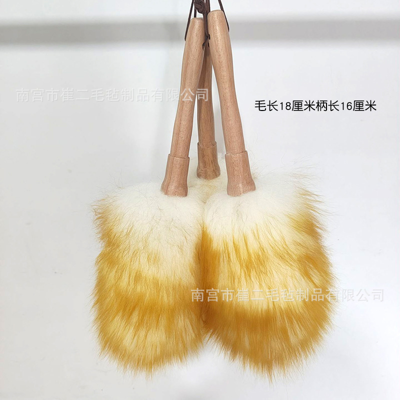 卸売 家庭用ウールダスター 洗える 車用ダスター 静電気防止 鶏毛ダスター 家庭用掃除