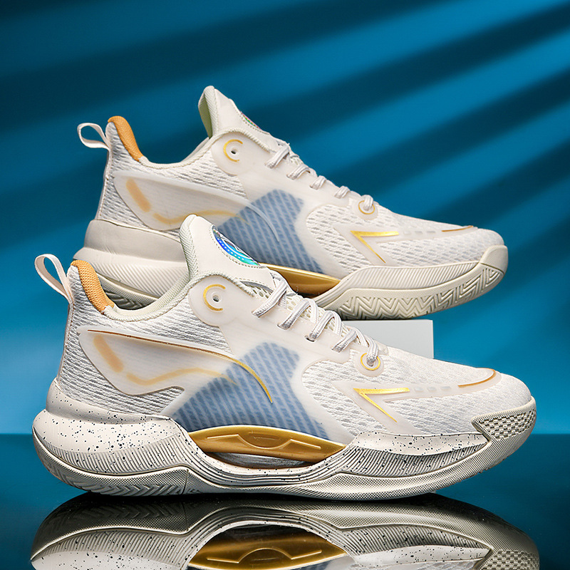 Zapatillas de Baloncesto de Malla y Caucho con Amortiguación y Ligeras para Cancha de Baloncesto image 5