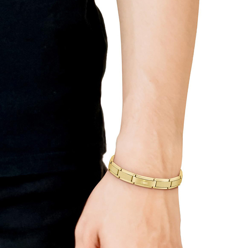 Krokodilmuster-Armband Bestseller Europa und Amerika Titan-Stahl-Magnet-Armreif Herrenschmuck modischer breiter Edelstahl wasserdicht Armband
