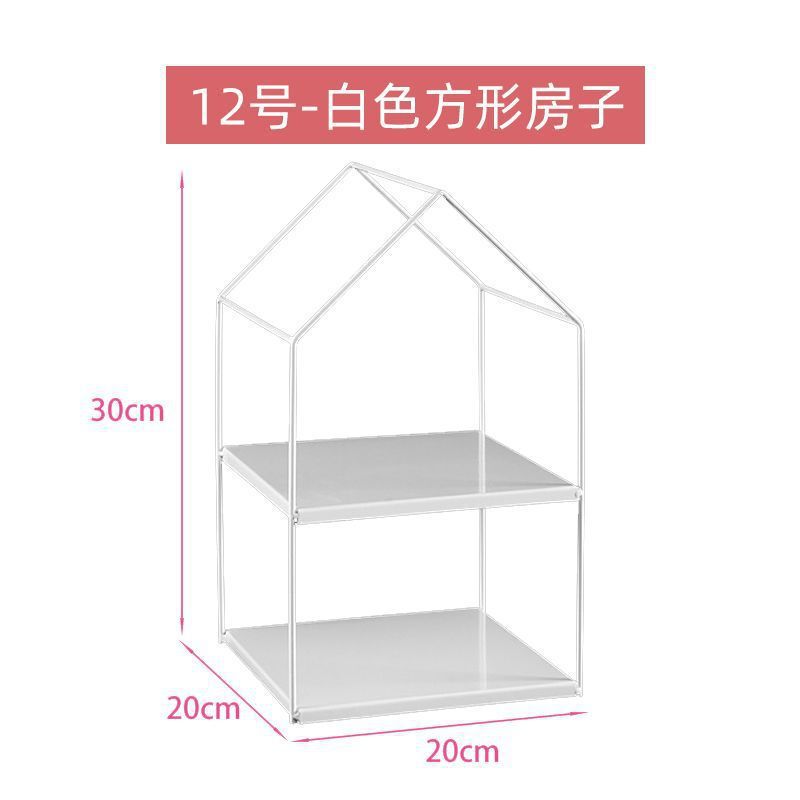 铁艺甜品台摆件蛋糕托盘婚礼小清新白色点心展示架冷餐茶歇摆台|undefined