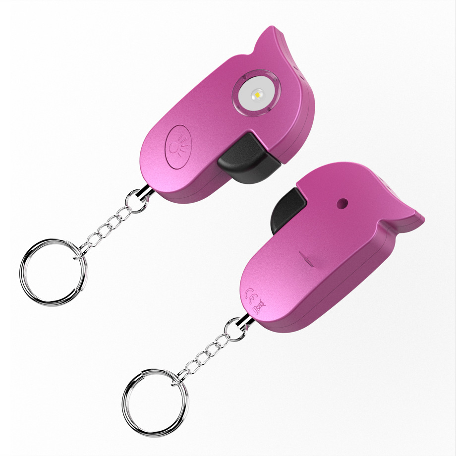 Alarma Personal en Forma de Pájaro con Llavero 130 dB Con Luz LED para Autodefensa image 4
