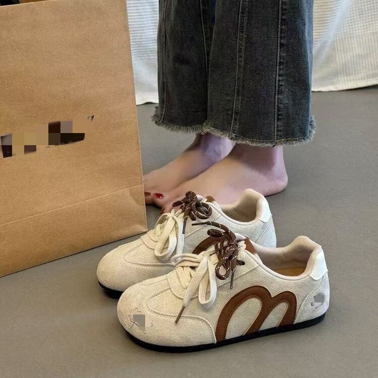 Brown Shoes, German Training Shoes for Women, 2026 New Spring Shoes, Height-Increasing, Niche Retro, Versatile Casual Sneakers Brown Shoes, German Training Shoes for Women, 2026 New Spring Shoes, Height-Increasing, Niche Retro, Versatile Casual Sneakers