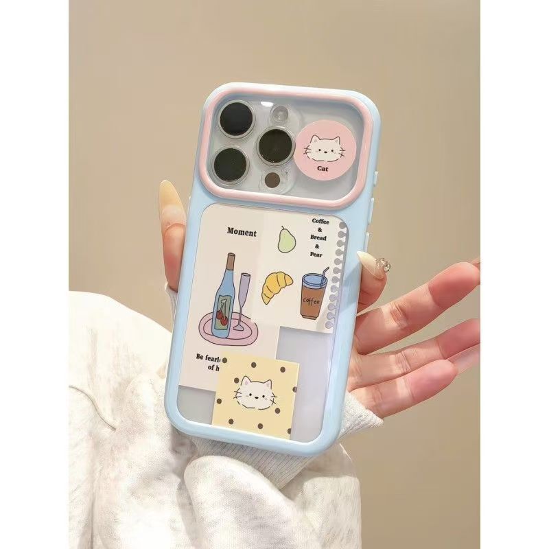 Note collage cat design suitable for iPhone 17 PRO MAX phone case, new model 16 PRO MAX, niche 15/14/13 Note collage cat design suitable for iPhone 17 PRO MAX phone case, new model 16 PRO MAX, niche 15/14/13