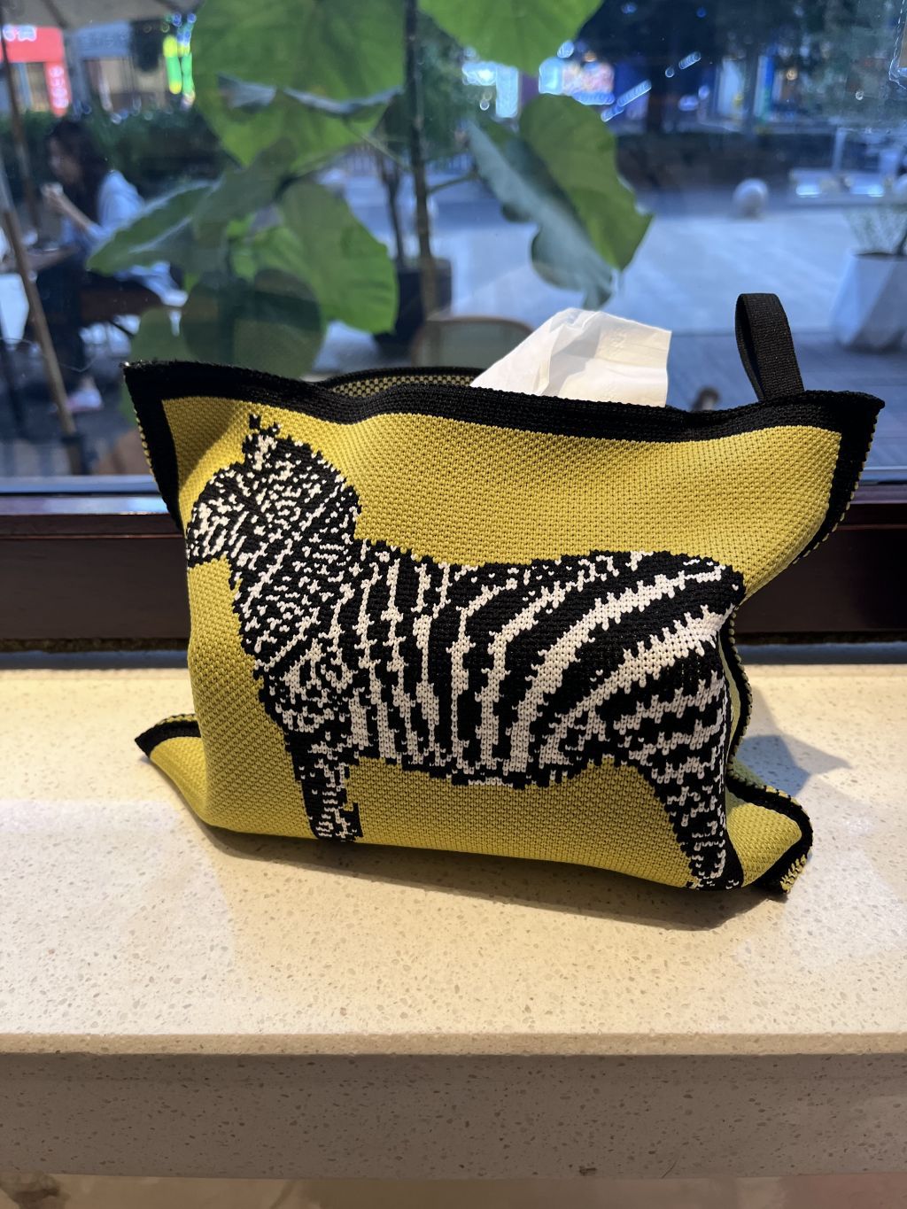 Light Luxury Knitted Tissue Bag, Large-Capacity Woven Bag, Car-Mounted Home Office Hanging Tissue Box, Knitted Bag Gift Bag