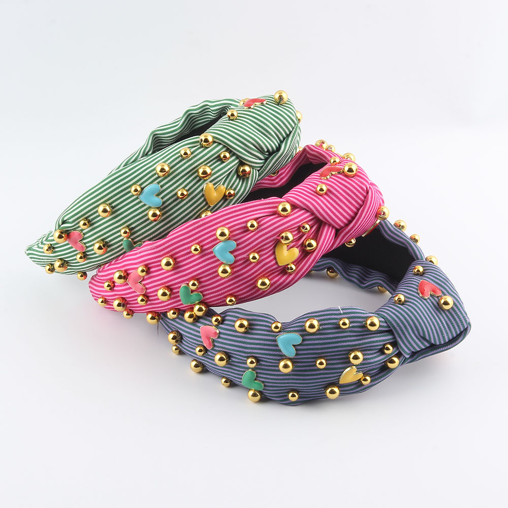 Women's Simple Style Classic Style Color Block Cloth Braid Hair Band display picture 2