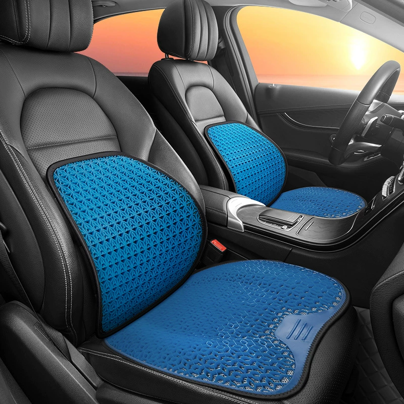 Автомобильная Подушка гелевая крутая Подушка цельная универсальная грузовая летняя подушка для сиденья Four Seasons вентиляция дышащий силиконовый автомобильный коврик из ледяного шелка
