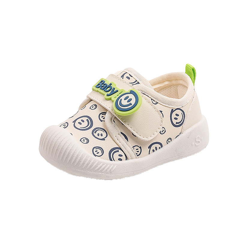 Zapatos de bebé otoño tesoro femenino suela suave 0-1 a 2 años caminando Baotou anti-colisión niños pequeños dibujos animados zapatos de bebé para hombres