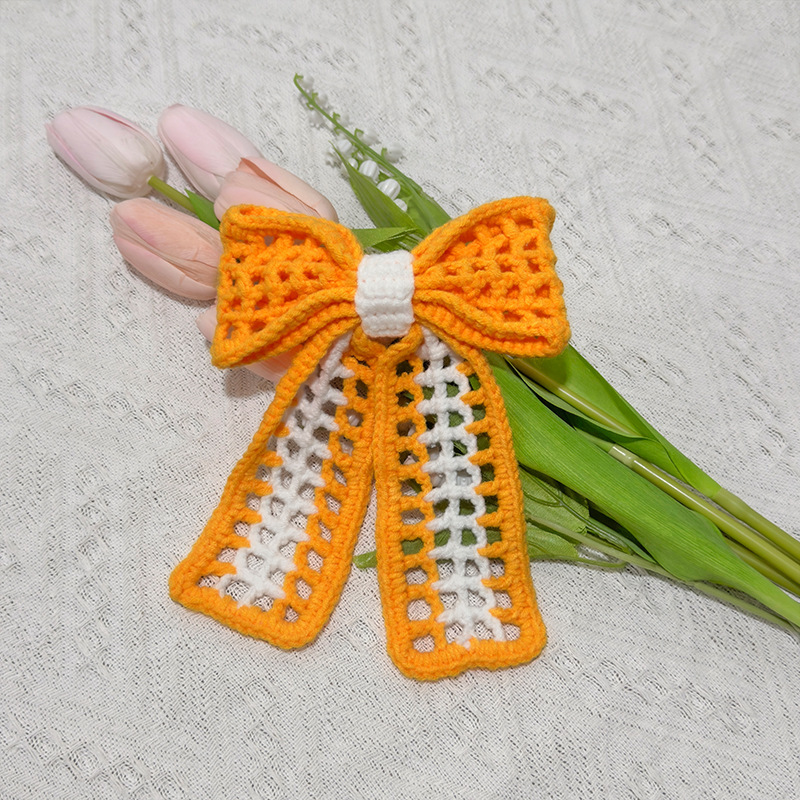 Electric Motorcycle Helmet Decoration Cute Bow Modified Woven Accessories