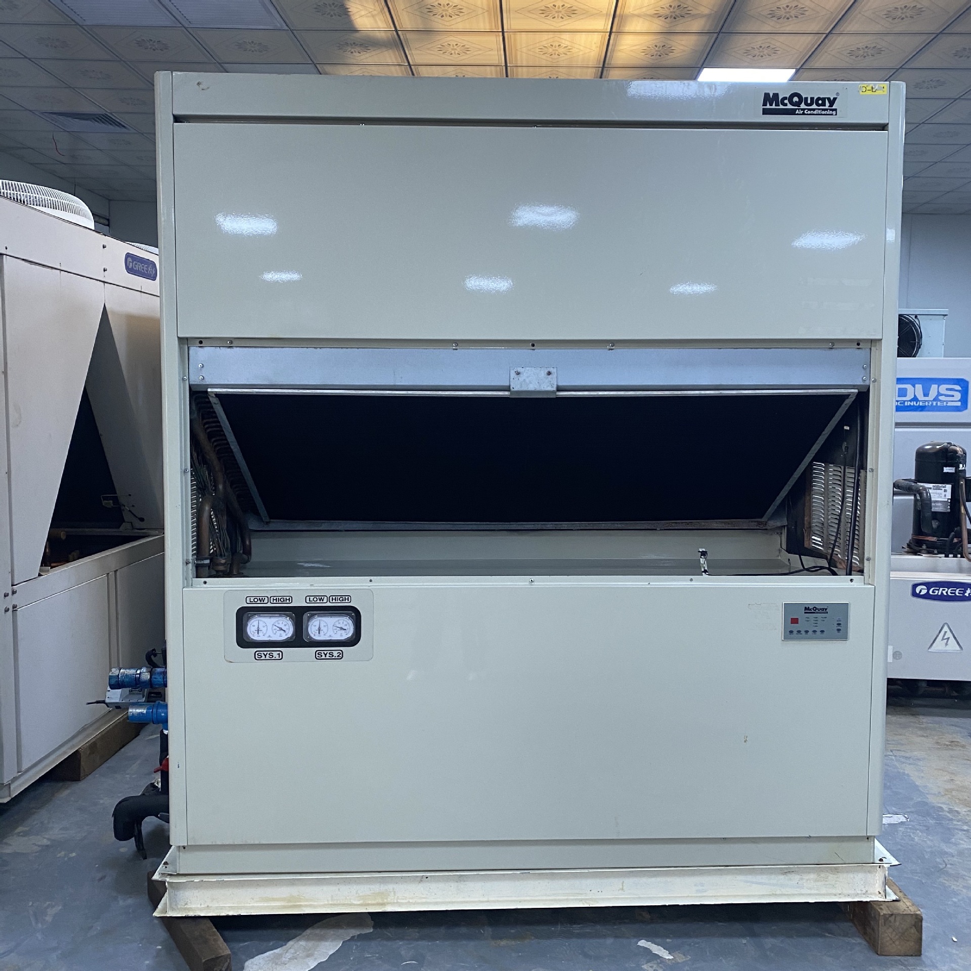 二手商用中央空调麦克维尔65水冷柜式空调20匹