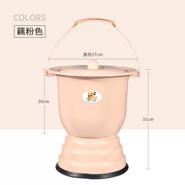 Large khaki+height base+non -slip pad (6L)