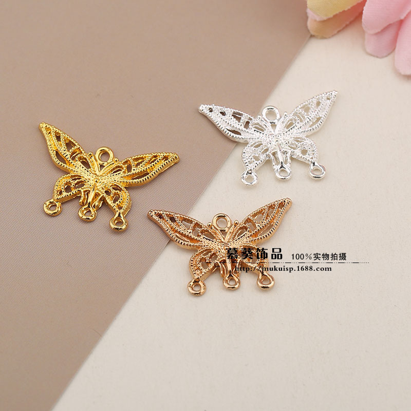 DIY Jewelry Accessories Costume Headdress Material 30*21mm Alloy Butterfly Gold/silver/KC Gold DIY Jewelry Accessories Costume Headdress Material 30*21mm Alloy Butterfly Gold/silver/KC Gold