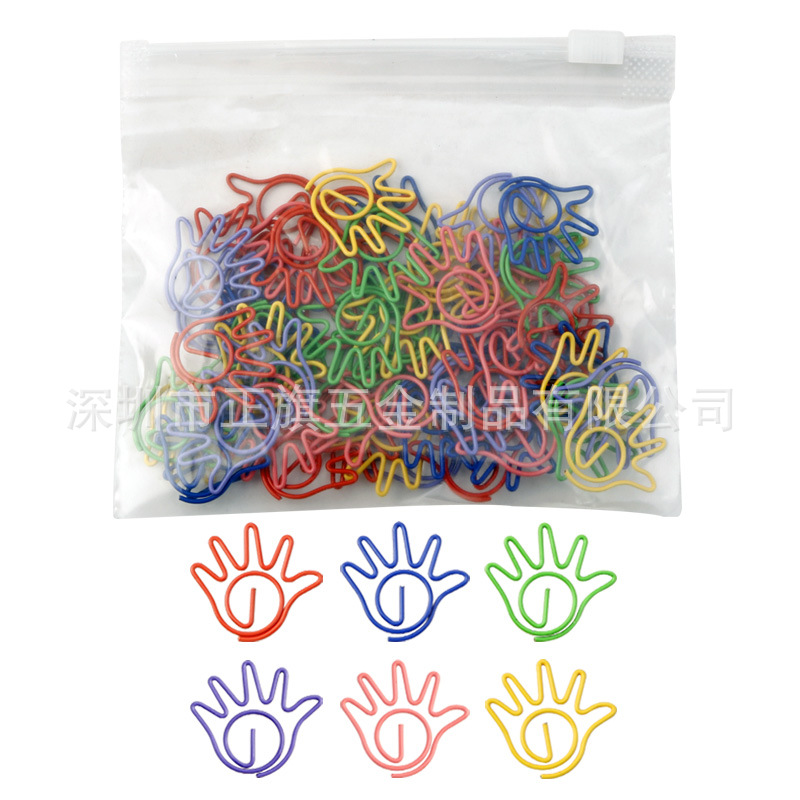 Color transfronterizo metal animal en forma de clip de papel forma creativa clip de papel Oficina marcador titular caja traje