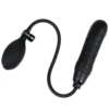 Inflatable anal plug cannon penis black [bag]