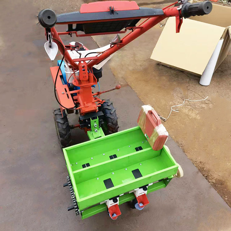 玉米大豆豌豆播种机 微耕机配套3行播种2行施肥机170微耕小麦播种