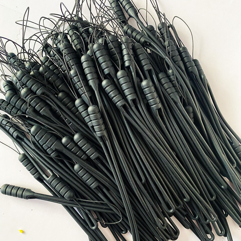 En stock al por mayor de teléfono móvil lanyard Speaker U disco auricular caja taza de agua Cordón de silicona líquida corta cuerda de mano de ventilador pequeño