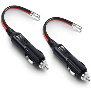 Car cigarette lighter extension cord 16AWG American power connector 12v24V bakelite bullet wiring car charger