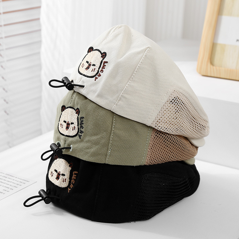 Gorros de entrada delantera para bebés, sombreros para niños, modelos de primavera y otoño, boinas hermosas, hombres y mujeres, sombreros finos para bebés británicos, gorras de béisbol