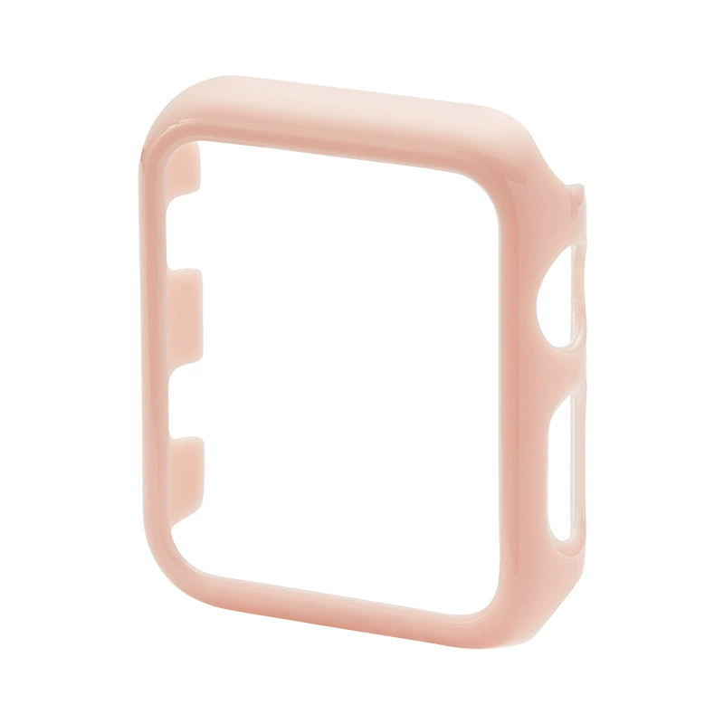 Совместимый чехол IWATCH7 5/6/7/8 Apple PC цветного сладкого цвета жесткая оболочка защитная оболочка полая водонепроницаемая крышка