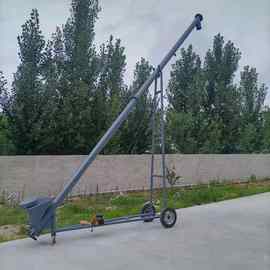 多用途螺旋提升机 自吸式玉米颗粒小型螺杆运输机 图片视频