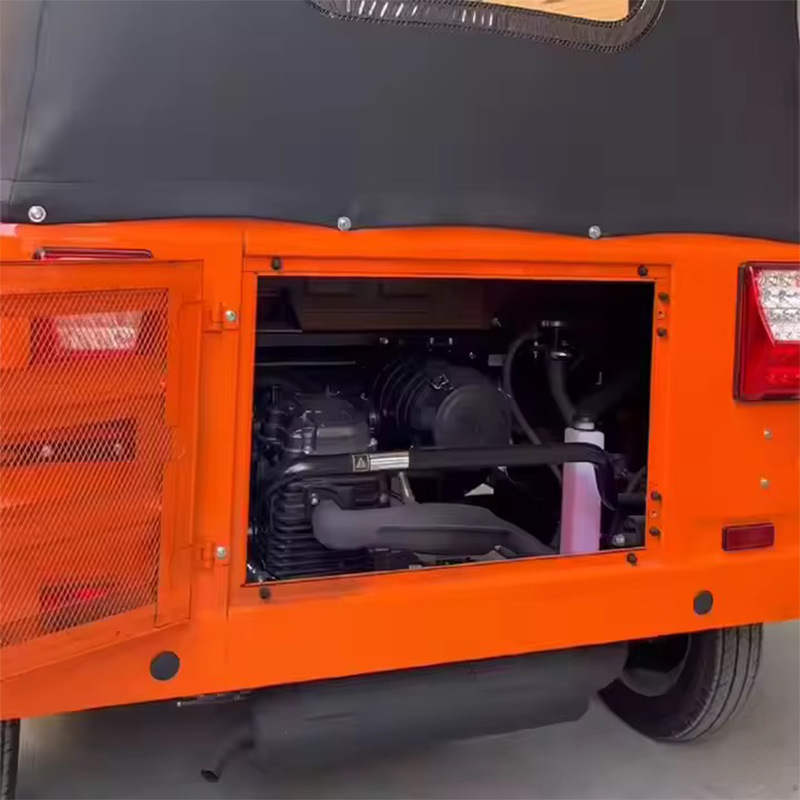 Tuk Tuk transfronterizo de pasajeros y carga de triciclo Tuk Tuk exportación de triciclo eléctrico de pasajeros con cabina