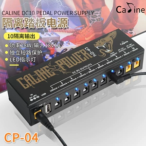 Caline Блок питания педали эффектов гитары, 10 выходов, USB-разъем, входной эффектор педали 18 В, 1 А