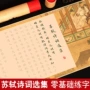 临摹女生诗词钢笔式字帖