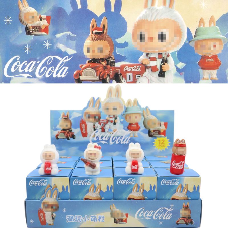 コーラ植毛ラブブラインドボックス小さな装飾品子供のおもちゃバブルマート屋台卸売トレンディなおもちゃ人形クロスボーダー|undefined