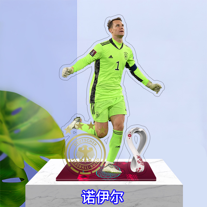 Figura Acrílica de Estrella de Fútbol de Acrílico, para Regalo de Cumpleaños
