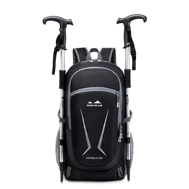 Nueva bolsa de montaña ligera 45L de gran capacidad bolsa de viaje al aire libre mochila plegable de viaje mochila de ordenador