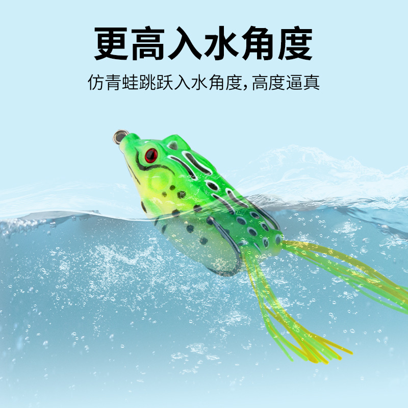 Comarei transfronterizo luya cebo conjunto de rana truenos minos vib sequela gancho de cabeza de plomo cebo suave 25 piezas conjunto de cebo al por mayor