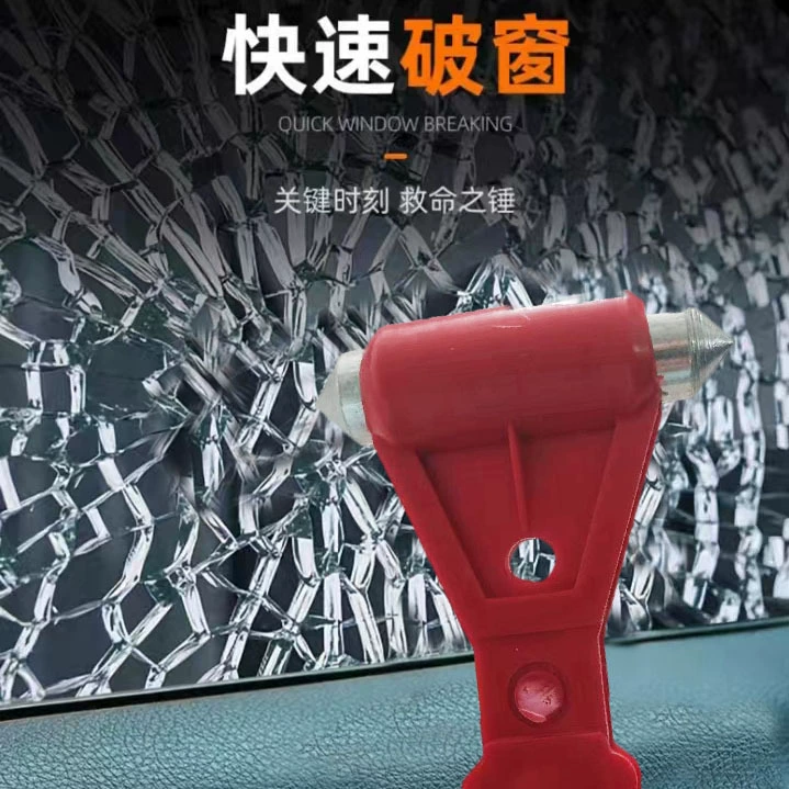 Автомобильный молоток для экстренного разбивания окон, молоток для аварийного выхода из большого грузовика с основанием, спасательный молоток для легковых автомобилей, металлический стеклобой
