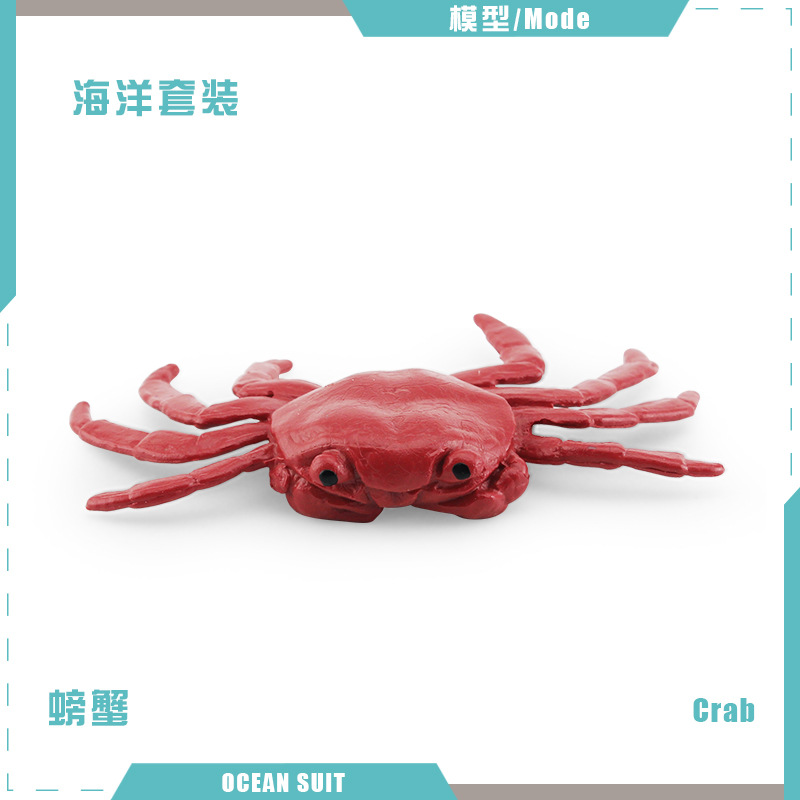 Simulación transfronteriza de una variedad de animales marinos traje de tiburón ballena tortuga delfín pingüino cangrejo criaturas marinas adornos