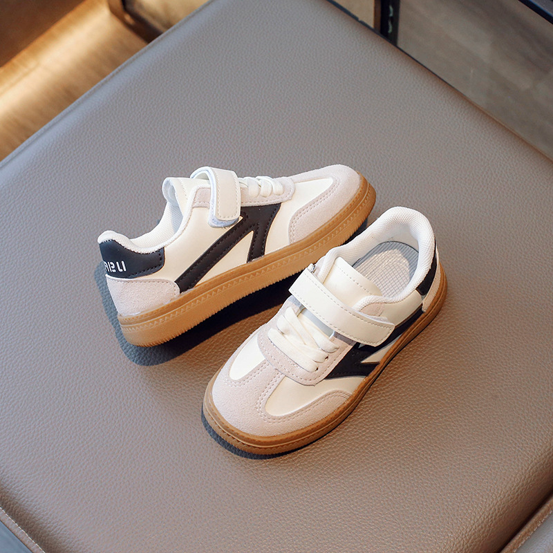 Zapatos deportivos para niñas Tongku Rabbit 2024 principios de otoño zapatos coreanos de suela blanda zapatos blancos para niños zapatos de entrenamiento moral para niños