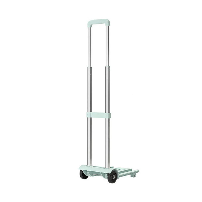 Folding luggage suitcase for moving, handheld cart