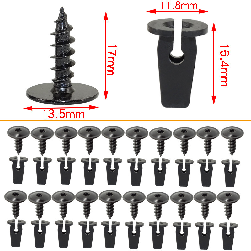 Applicable to Volkswagen Audi Engine Cover Passat Lavida Tiguan Fender Wheel Arch Screw Seat N90974701