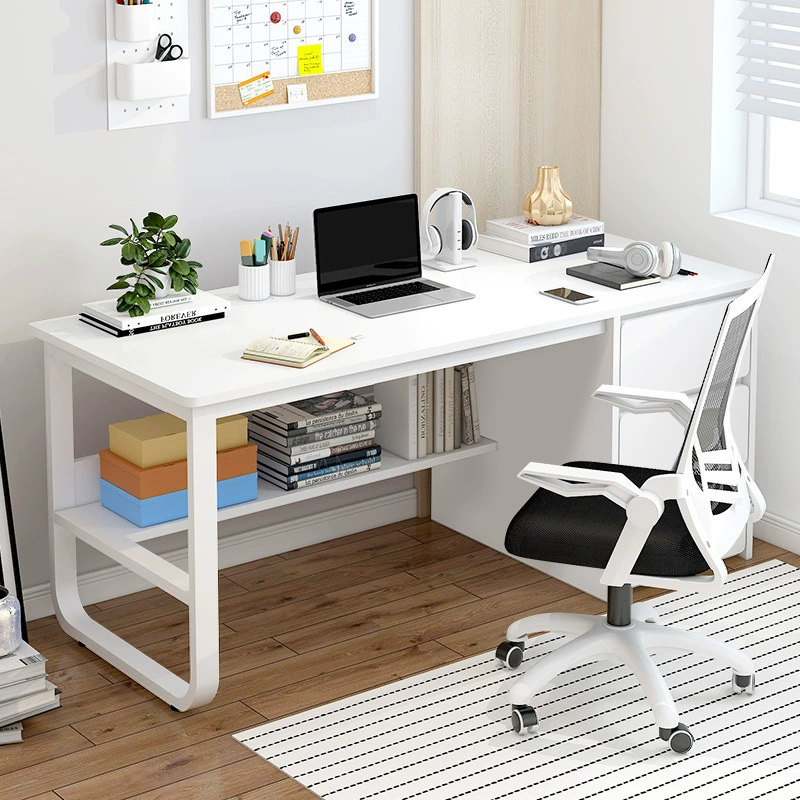 Компьютерный стол Настольный бытовой офисный стол Современный простой стол и стул Одна спальня Студенческий письменный стол с выдвижным ящиком