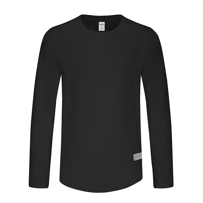 2024 primavera y verano nueva camiseta de secado rápido para hombres corriendo de manga larga ropa de fitness de tiro ropa de entrenamiento ciclismo deportes top