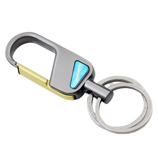 Genuine Omeida 8014 Keychain Stainless Steel Car Key Chain Waist Type Men and Women Couple Key Ring