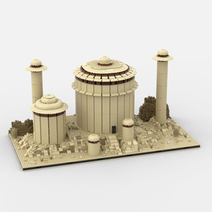 C5311 Modular Building Desert City Tatooine Building Model Toy 4157 Particle Count