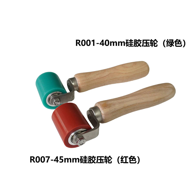 耐高温硅胶压轮防水膜材塑料热风焊枪配件压辊滚轮带轴承批发