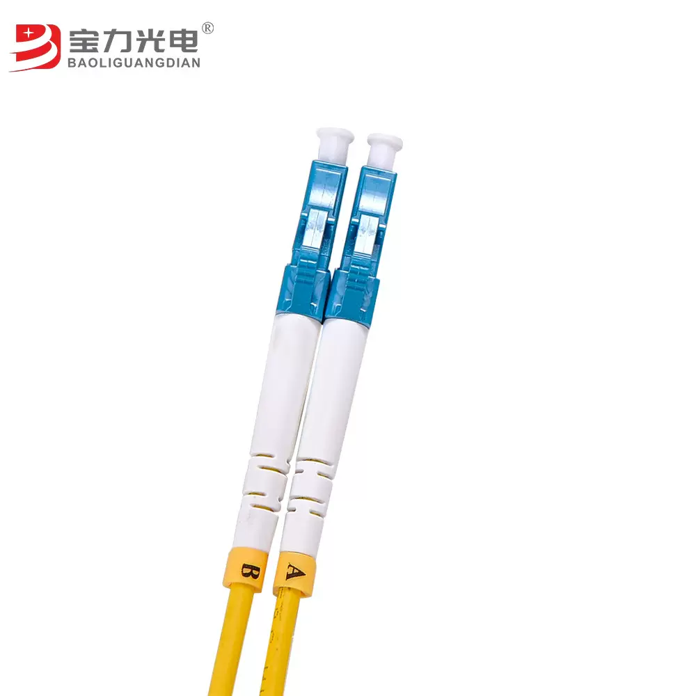 低烟无卤电信单模双芯LC-LC小方转小方2.0尾纤跨境光纤跳线